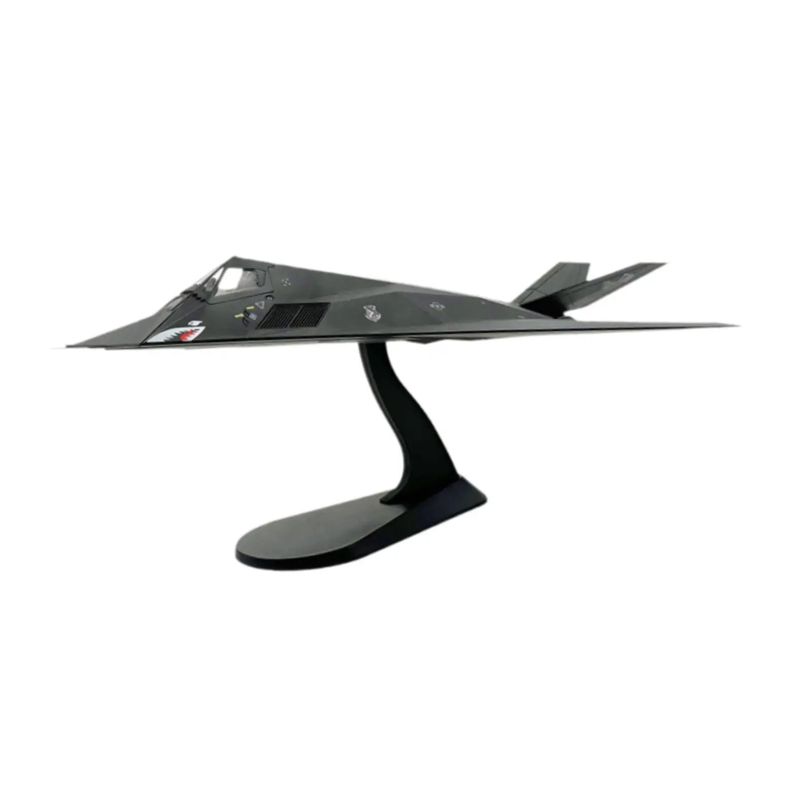 1:72 Nighthawk Fighter Tabletop Decor Simulation Home Decor Plane Model for Office Cafe Home Shelf Living Room