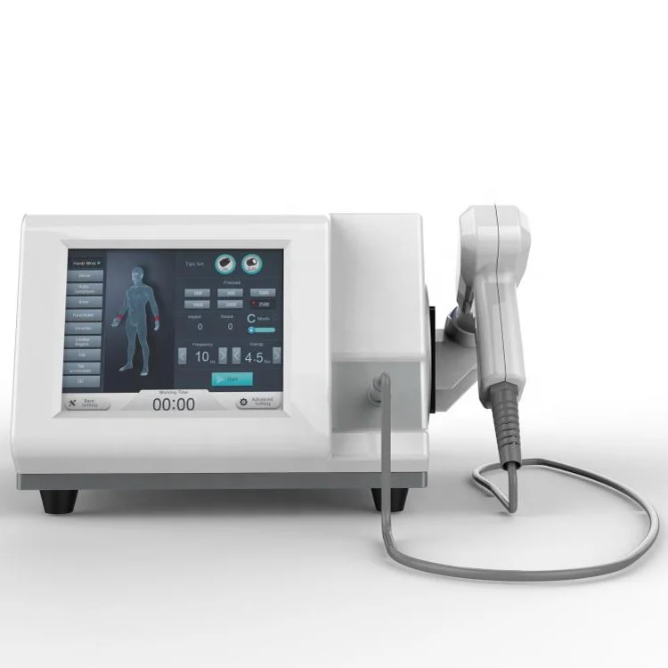 ABS Material Pneumatic Electromagnetic Shockwave Therapy Machine Horse Pain Relief Physical Therapy Pneumatic Shock Wave Device