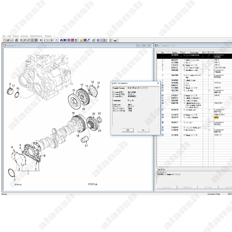 for DAF EPC RAPIDO Electronic Parts Catalogue 2015.11