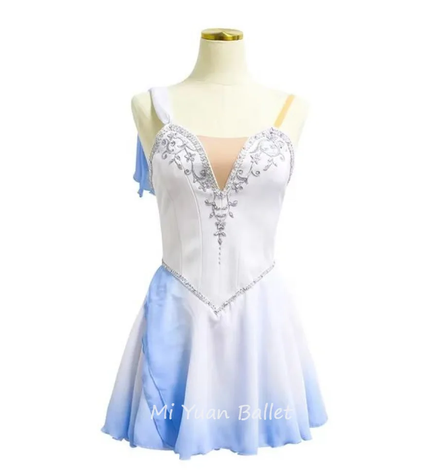 

Cupid Magic Rune Female Variations Figurine Adult Haute Couture sky blue performance dress Children's performance short skirt