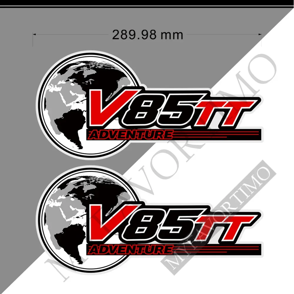 Koffer Kofferraum v85tt für Moto Guzzi v 85 tt Tank Pad Protector Aufkleber Aufkleber Gepäck Emblem Logo