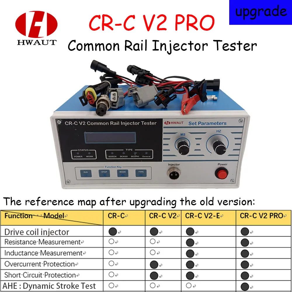 Update Diesel Fuel AHE CR C Drive Tester CR-C V2 E Pro Common Rail Injector Test Machine Equipment For Bosch Denso Delphi