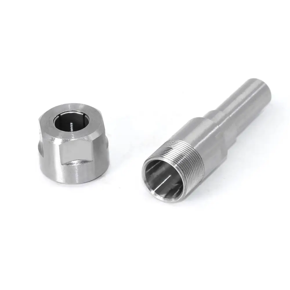 Binoax Router Bit Extension Rod Collet Engraving Machine Extension Milling Cutter for Wood 1/4(1/2) inch 6/8/12mm Shank