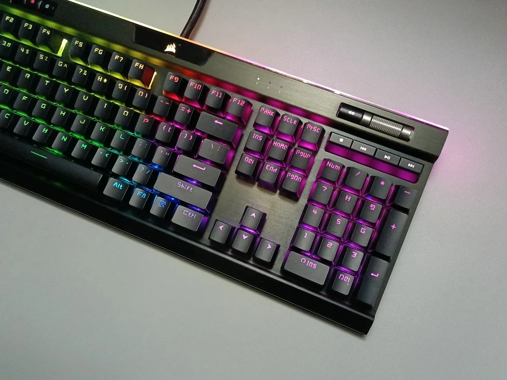 Corsair-pbt透明キーキャップ,k70,k65,k68,k63,k95,k100