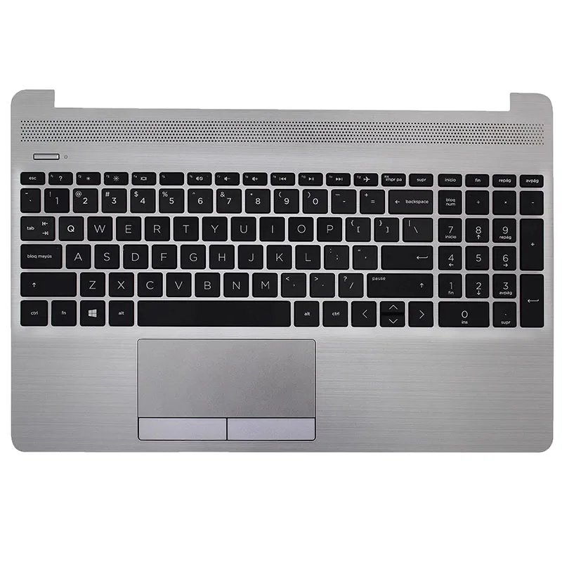

New For HP 15-DW 15S-DY 250 G8 G9 255 G8 G9 Palmrest US Keyboard W/ Touchpad Non Backlit