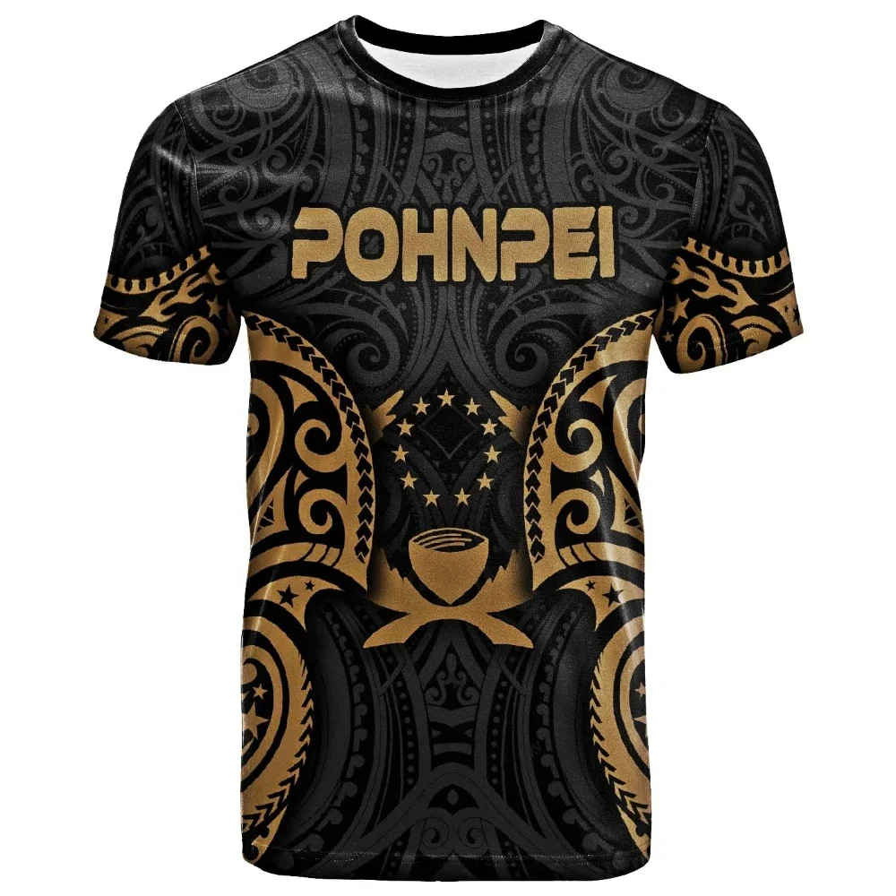 

Men's and Women's Short Sleeved T-shirt, 3D Printed Shirt, Outdoor Harajuku Style, Polynesian Culture Summer Top2025