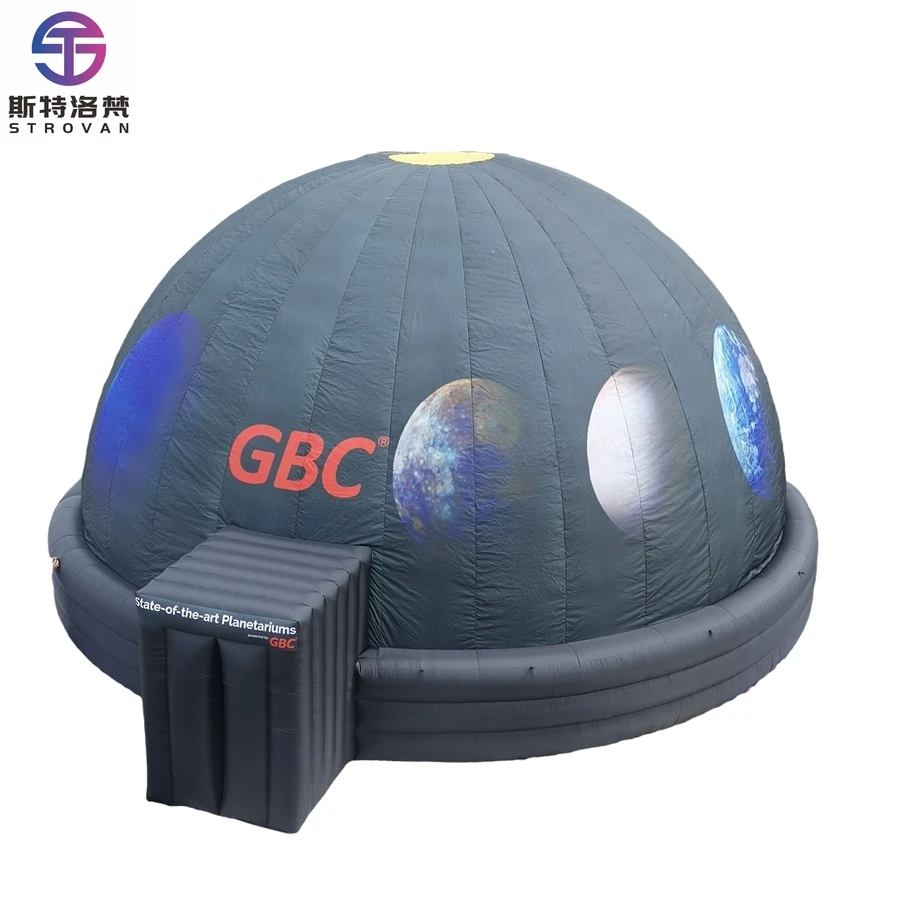 

STLF Astronomy Themed Inflatable Planetarium Tent Giant Dome Customization Projection Tent Planets Exhibition or Display