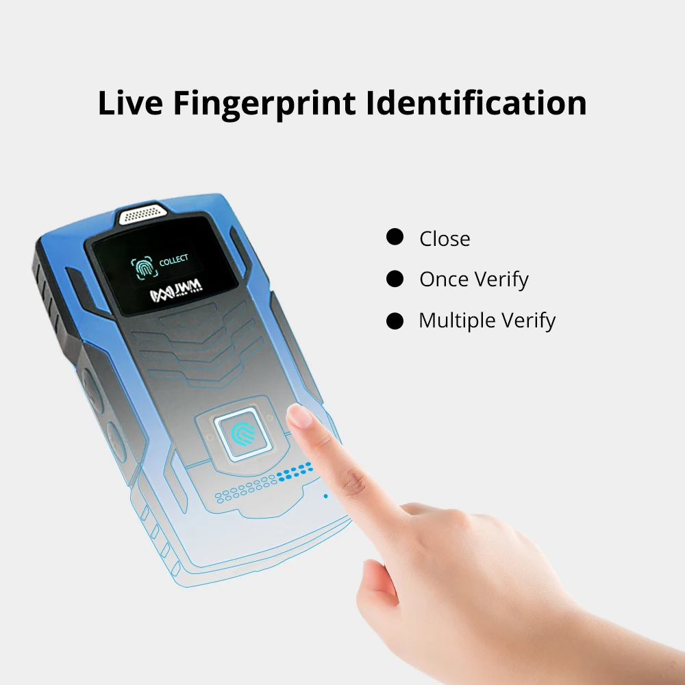 نظام جولة جارد بيومتري GPS في الوقت الحقيقي مع بصمة الإصبع وبطارية كبيرة مادة ABS لمراقبة الحراسة الأمنية عبر الإنترنت #4