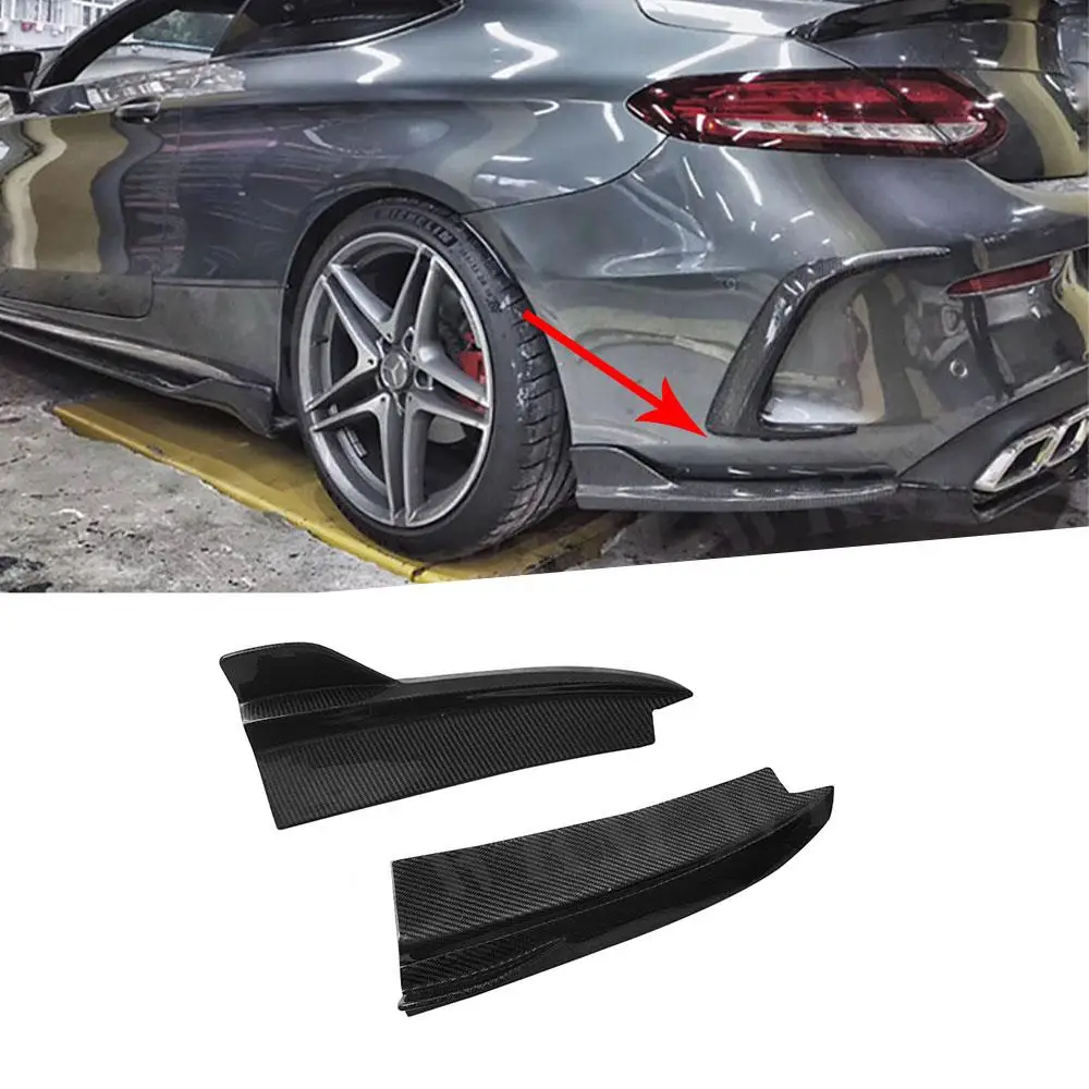 

Carbon Fiber Rear Bumper Lip Diffuser Splitters for Benz C class C205 C200 C250 C260 C300 C43 C63 S AMG Coupe 2015 - 2020