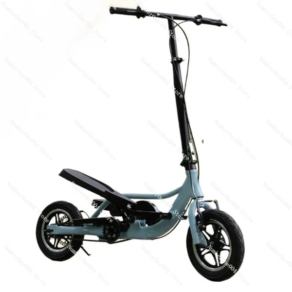 Wing Scooter, Leopard Riding, Sports Bike, Fitness Bike, Standing, No Seat for Walking, Aluminum Alloy Bicycle, Single Speed