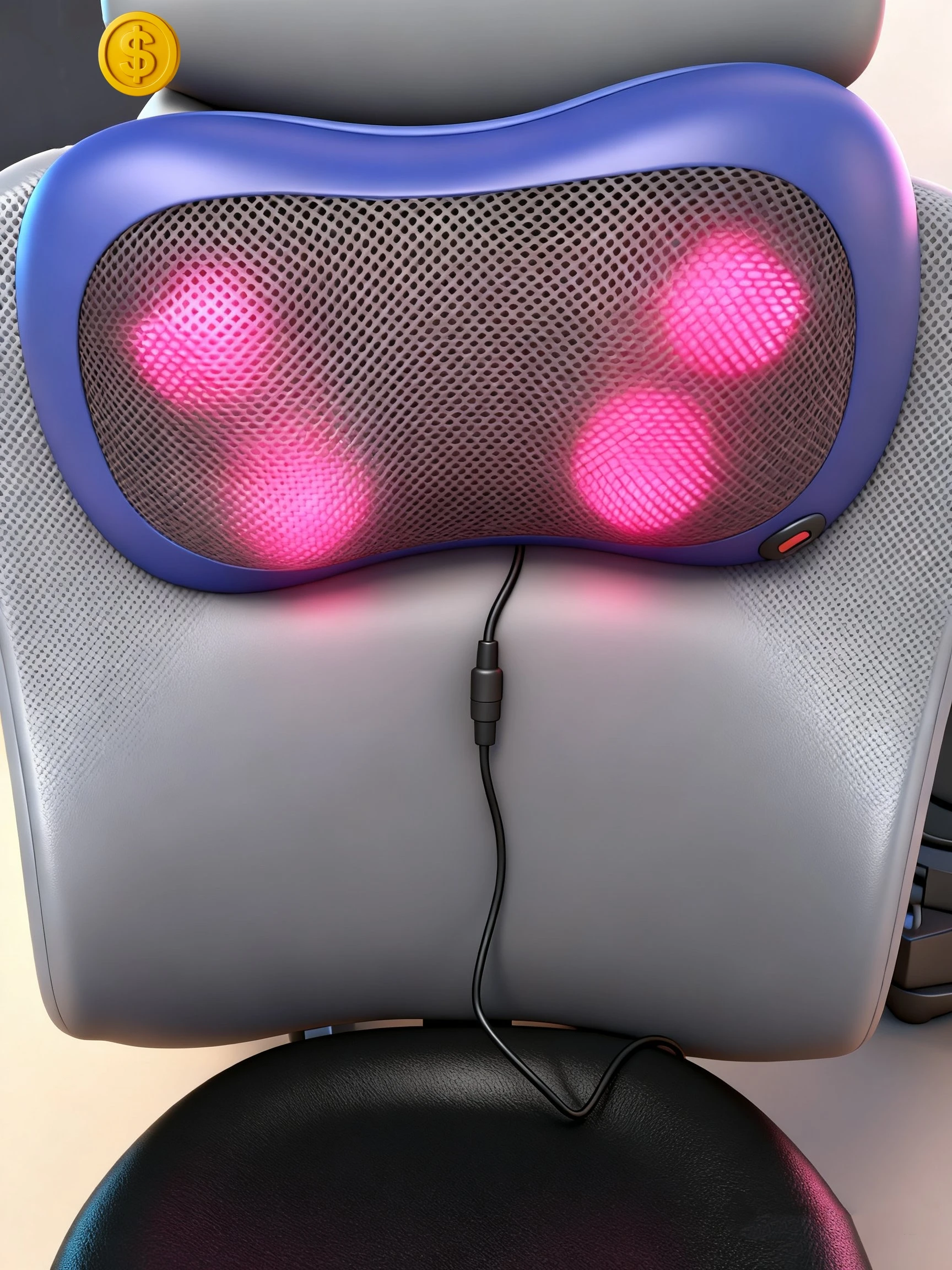 Manufacturer Direct Sales Shiatsu Massage Pillow for Home Car Use Multifunctional Massage Cushion for Neck Back Waist Body
