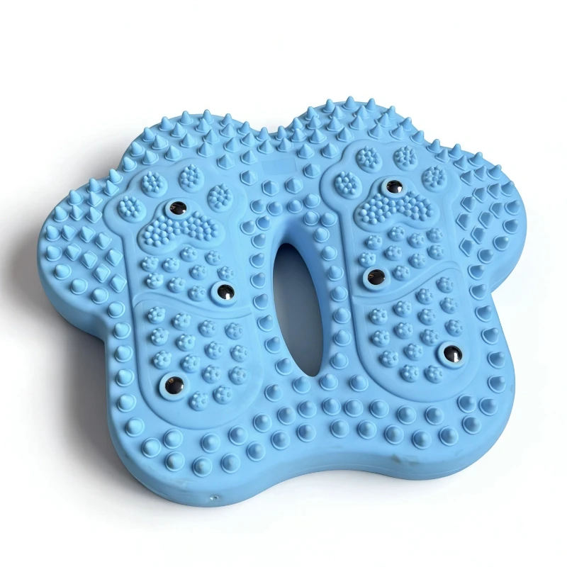 Magnetic PVC Acupressure Foot Pad High Elastic Silicone Inflatable Reflexology Mat Anti Slip Promote Blood Circulation Home