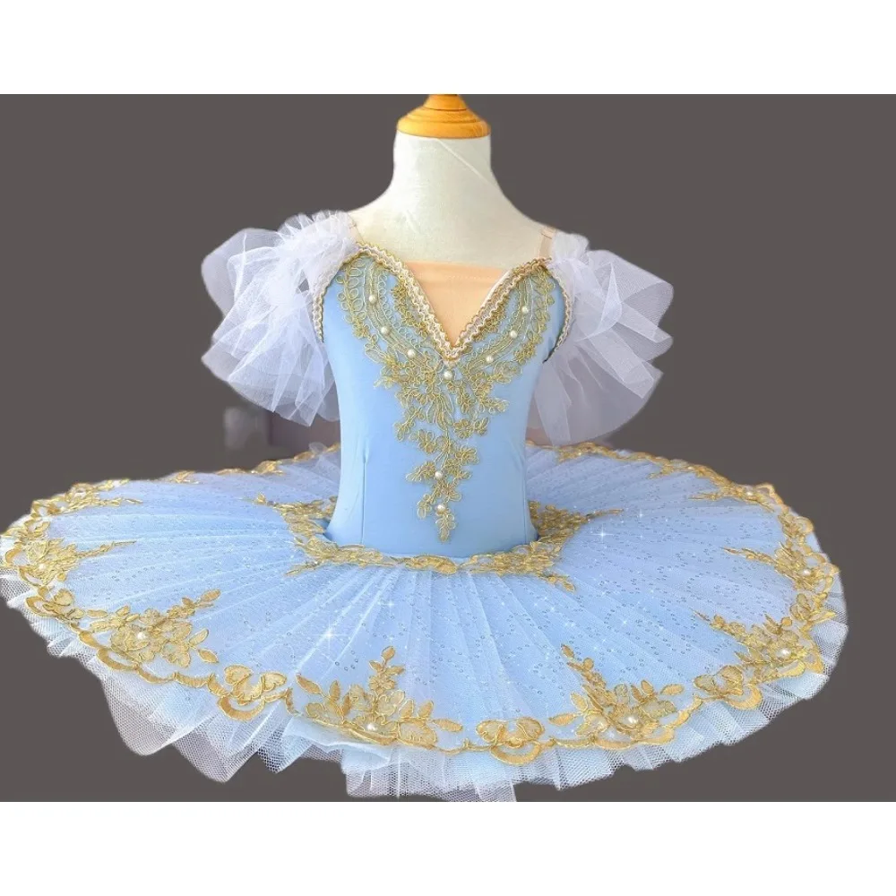 발레 튜튜 어린이 의상 무대 의상 어린이 의류 우아한 발레 드레스 소녀용 레오타드 소녀용 댄스웨어