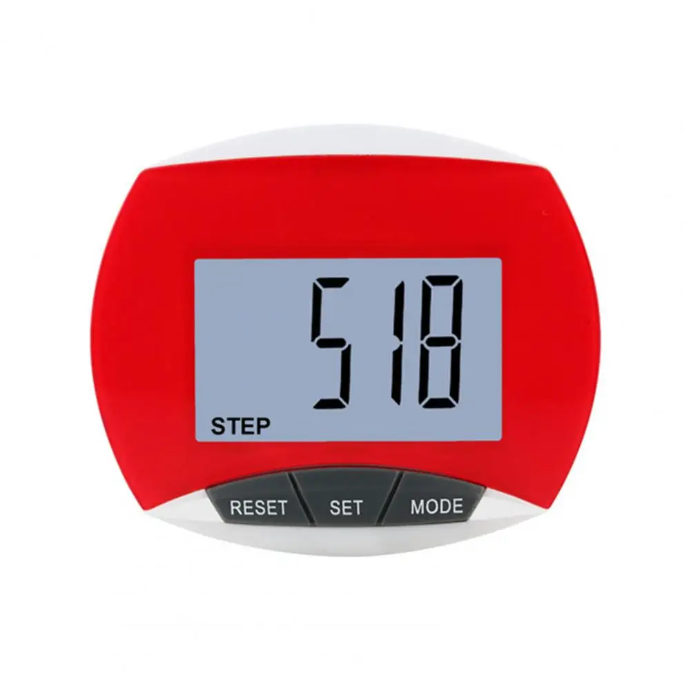 Portable Pedometer Seniors Fitness 3D Pedometer Accurate Reading Calorie Counting Running Pedometer Walking Use