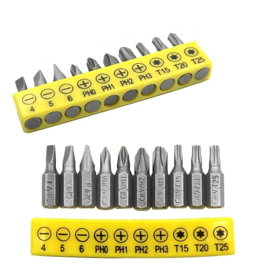 

180 Degrees Red Hat Reinforced Screwdriver Durable Compact Non-slip Screwdriver Magnetic PH0 PH1 PH3 T15 T20 T25