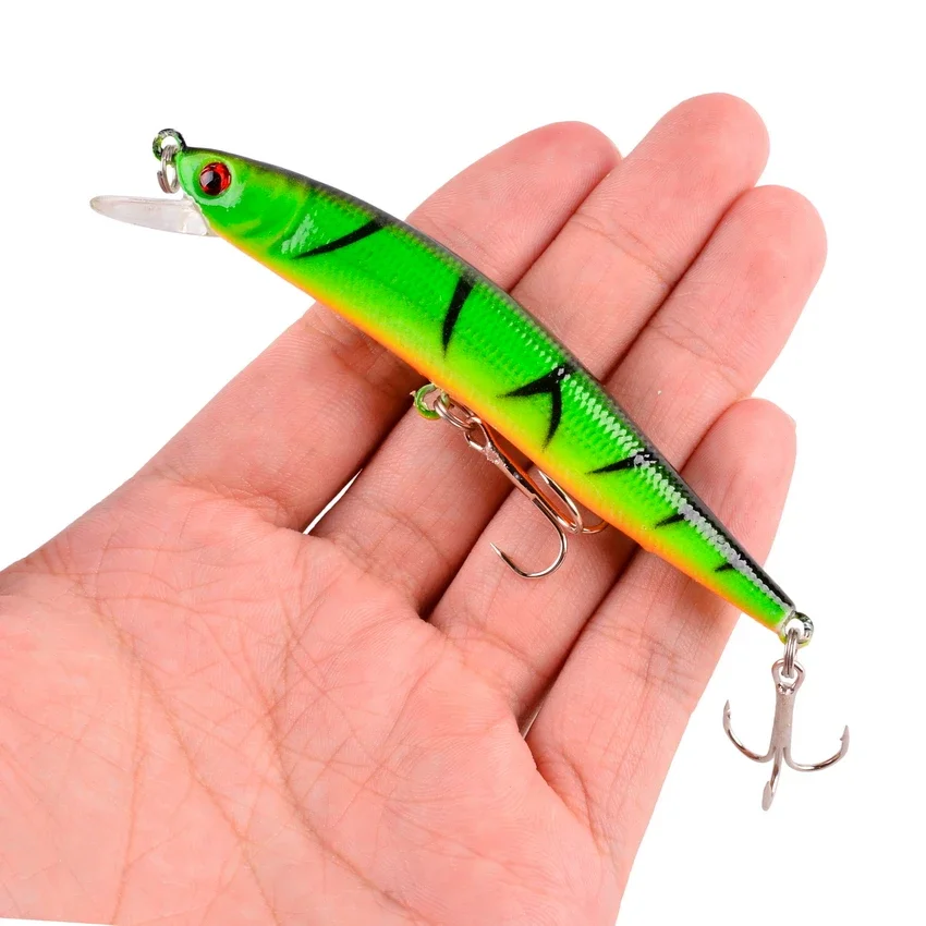 1pcs 8.2g 10cm Fishing Lures Minnow Wobbler Floating Bass Trolling Artificial Hard Bait Crankbait Carp Pesca Fishing Tackle