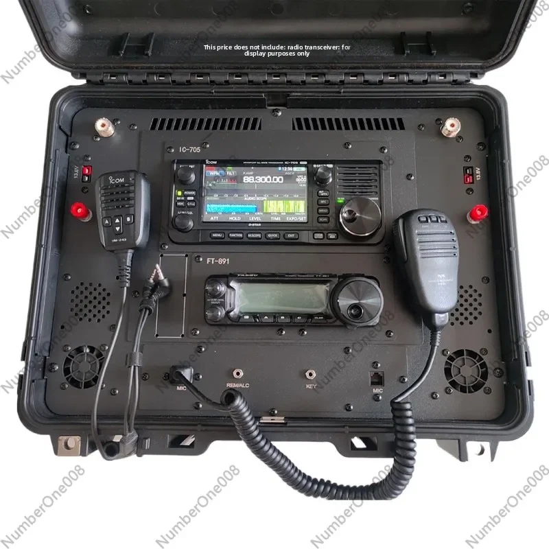Integrated Communication Expansion Case, DIY Development Enclosure Compatible with Yaesu FT891 For ICOM IC-705 Ham Radio