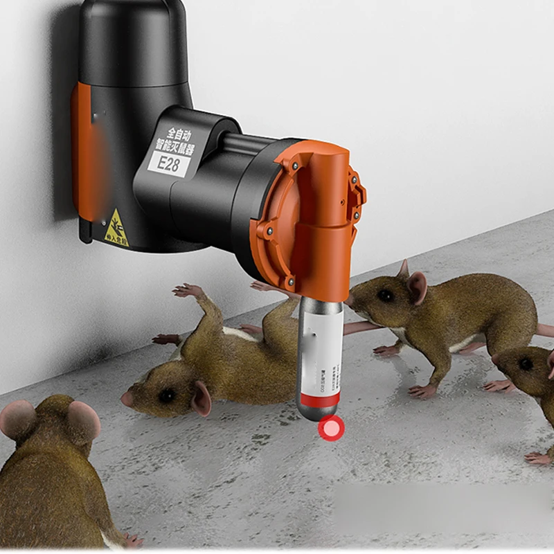 Automatic Humane Non-Toxic Rat Mouse Trap Kit Rat Mouse Multi-catch Trap Machine Without CO2 Cylinders Humane Non-toxic Sma