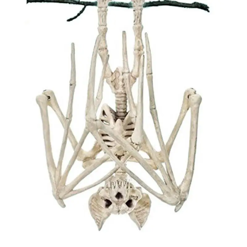 Halloween Horror Bats Skeleton Mouse Scorpion Lizard Bonez Skeleton Model Festival Decor Party Creepy Halloween Party Decoration