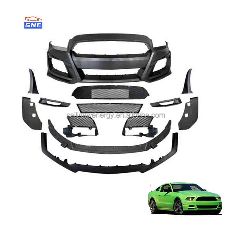 

GT500 Auto Car Full Conversion Body Kit Front Bumper Bodykit for 13-14 for Ford for Mustang V6 Style Exterior Accessories
