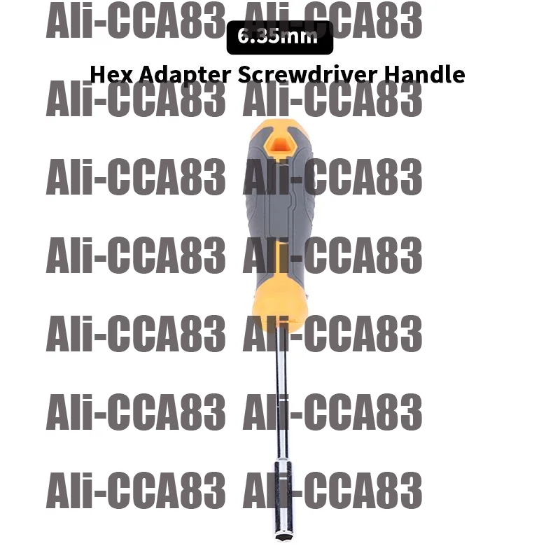 

CCA83-6.35mm Socket Hex Adapter Screwdriver Handle Magnetic Head Screwdriver Bit Holder Steel Socket Wrench Repair Tools