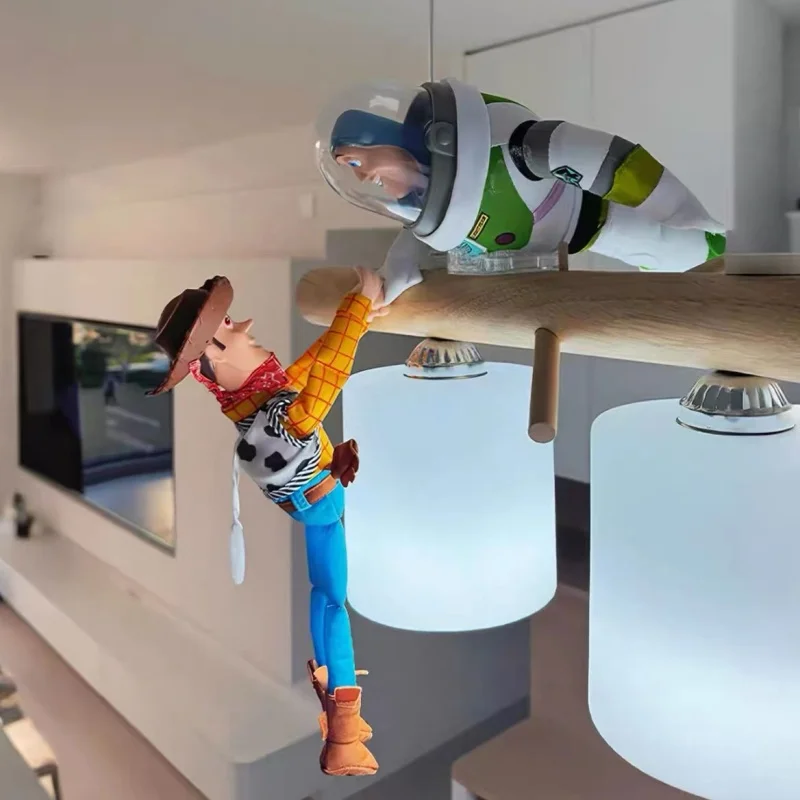 Hot Story Hot Sherif Woody Buzz Lightyear Car Dolls Plush Outside Hang Toy Cute Auto Accessories Car Decoration Model Gifts