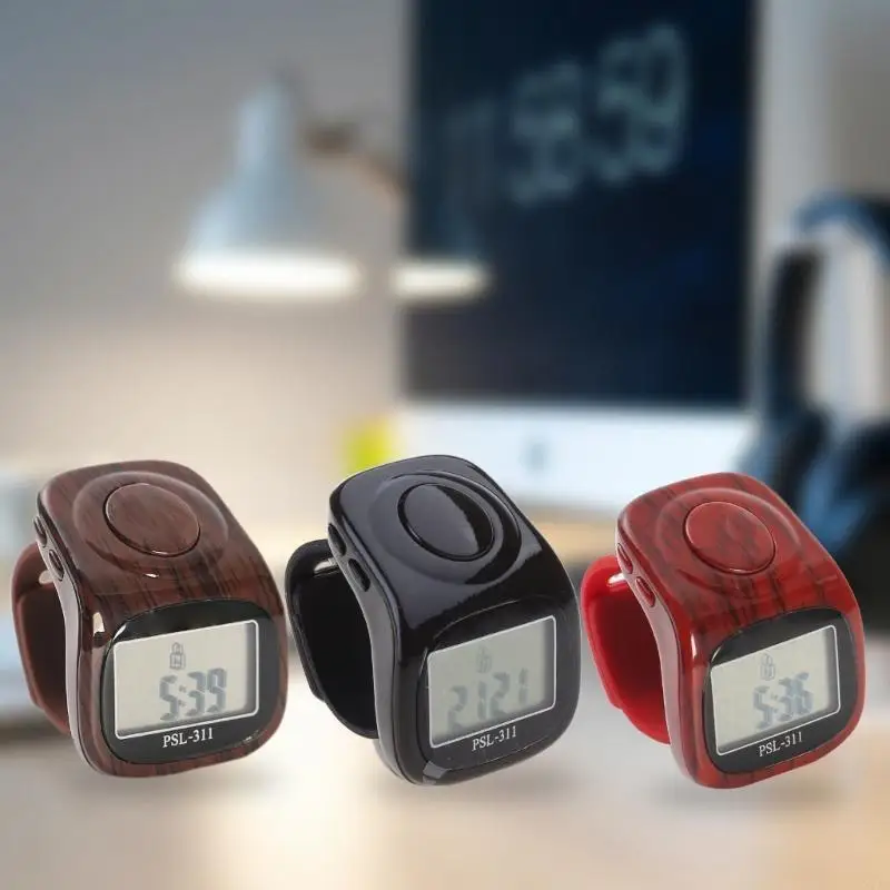 LCD Display Number Count Manual Clickers Electronic Counter Decompression