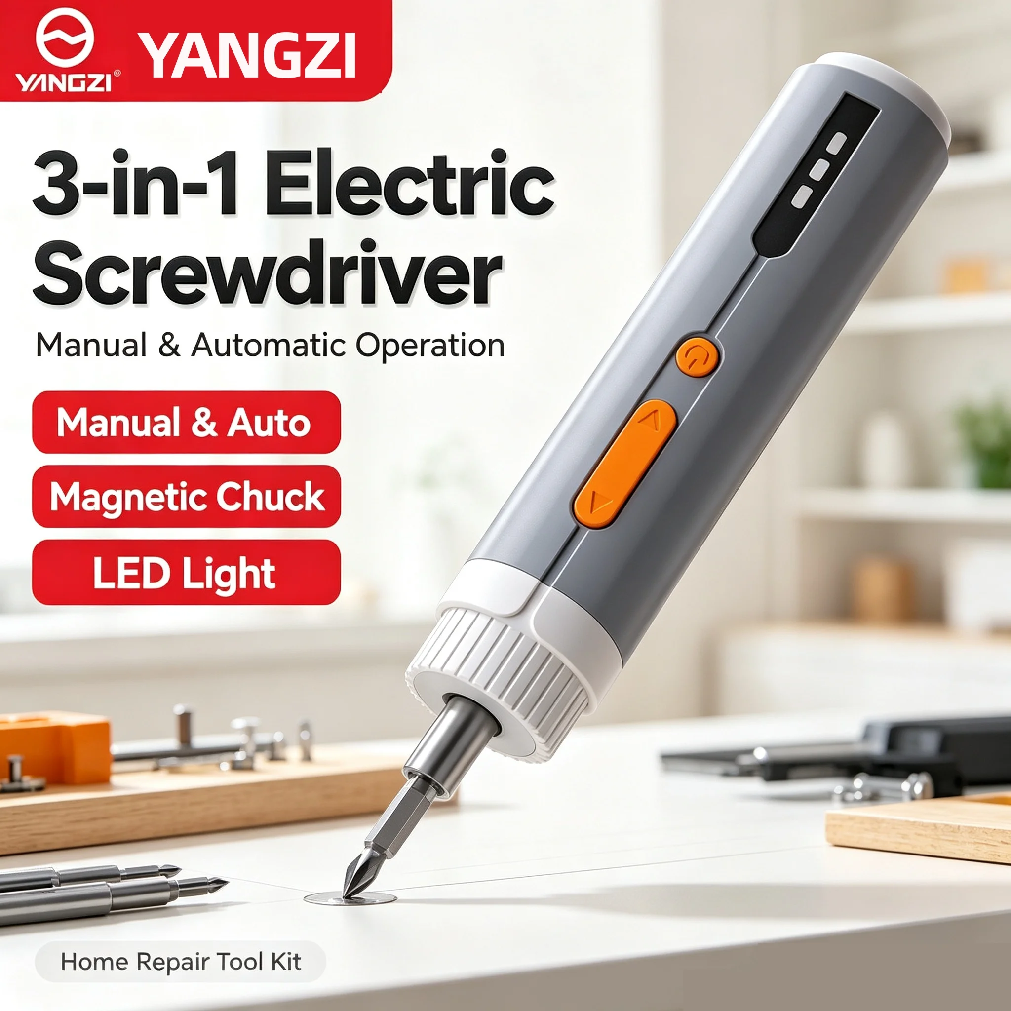 Cordless Mini 1500mAh USB Electric Screwdriver Drill Rechargeable Handheld Driver Adjustable Torque For Home Repair Power Tools