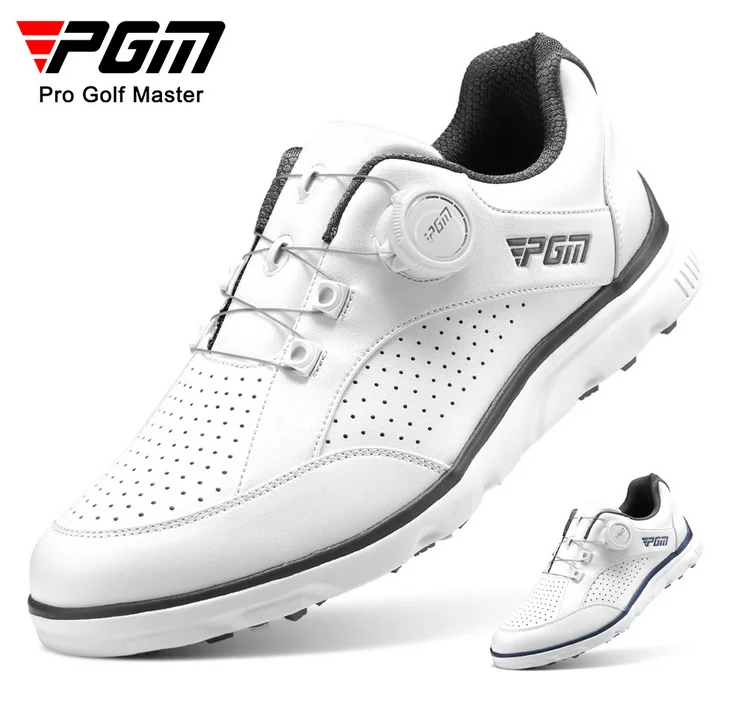 

PGM Men Golf Shoes Knob Shoelaces Anti-side Slip Waterproof Men's Sports Shoes Sneakers XZ245