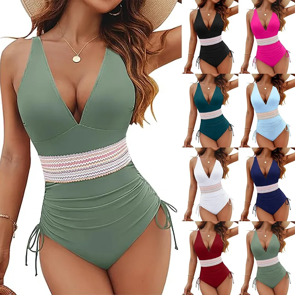 

One-piece Swimsuit Women's Tight-fitting Sexy High-waisted Swimsuit Women's Bikini