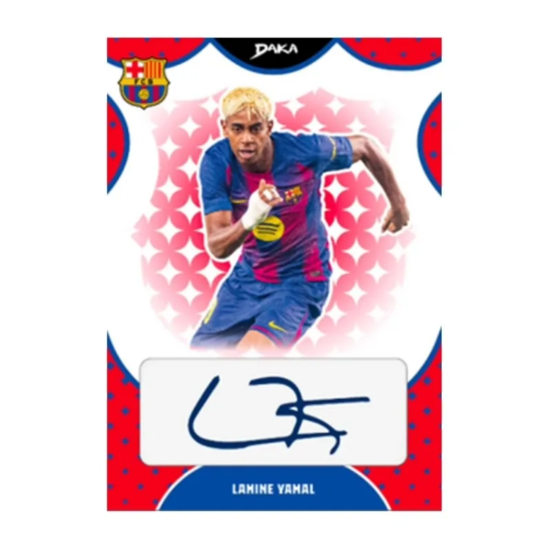 Autentico 2025-26 DAKA Top Audience Series 2 Football Star Collection Card Signature Rating Card Football Club Scatola ufficiale Regali