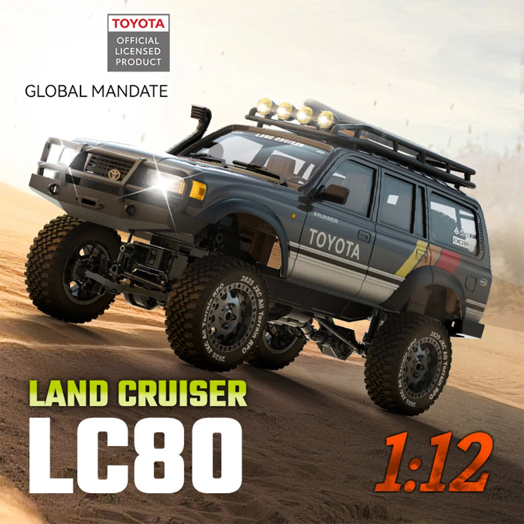 

1/12 LC80 моделирование Land Cruiser 2,4 ГГц RTR полный привод скалолазание моделирование рок-гусеничный пульт дистанционного управления модель автомобиля подарок