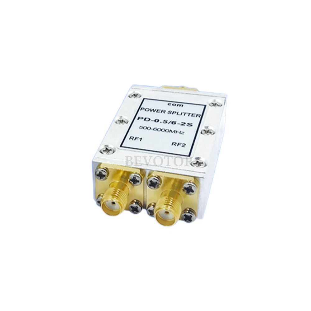 1Pcs SMA Female Microstrip Power Splitter One Point Two 0.5GHz-6GHz，PD-0.5/6-2S RF Power Splitter Combiner WIFi 10W