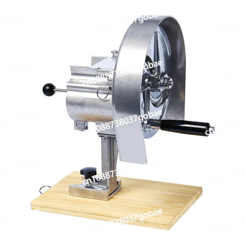 

Stainless steel fruit and vegetable slicer, commercial household hand-cranked fruit potato lemon slicer
