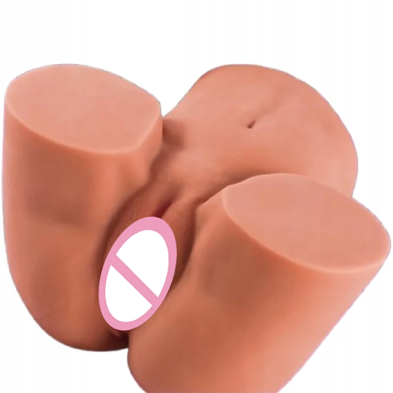 Male Masturbator, Male Sex Toy, 2 Insertion Channels, 2-in-1 Masturbation Toy, Realistic Oral Texture Vagina and Tight Anal, Adu