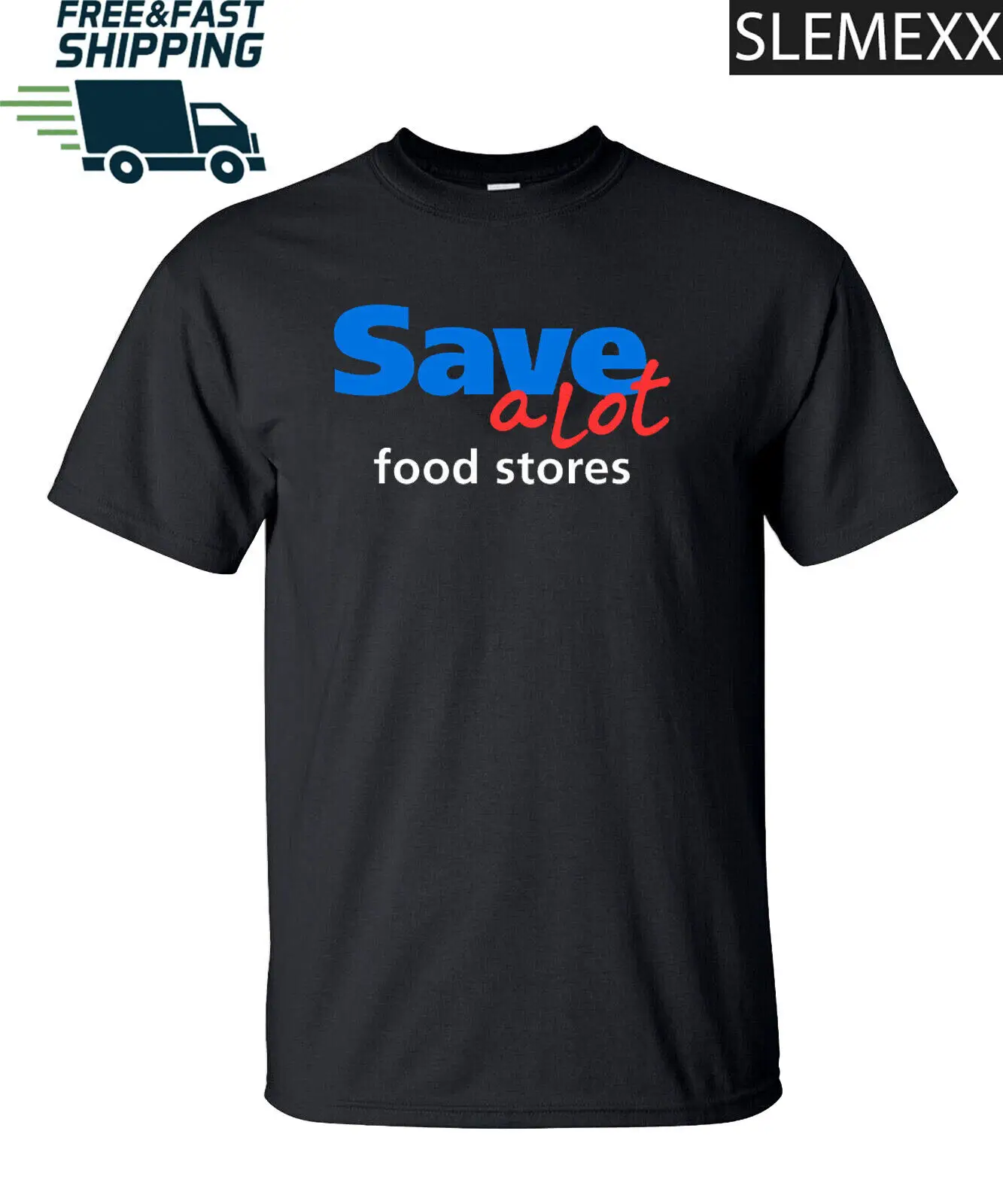 Camiseta con logo de Save A Lot Grocery Store, talla S-5XL, divertida americana, EE. UU.