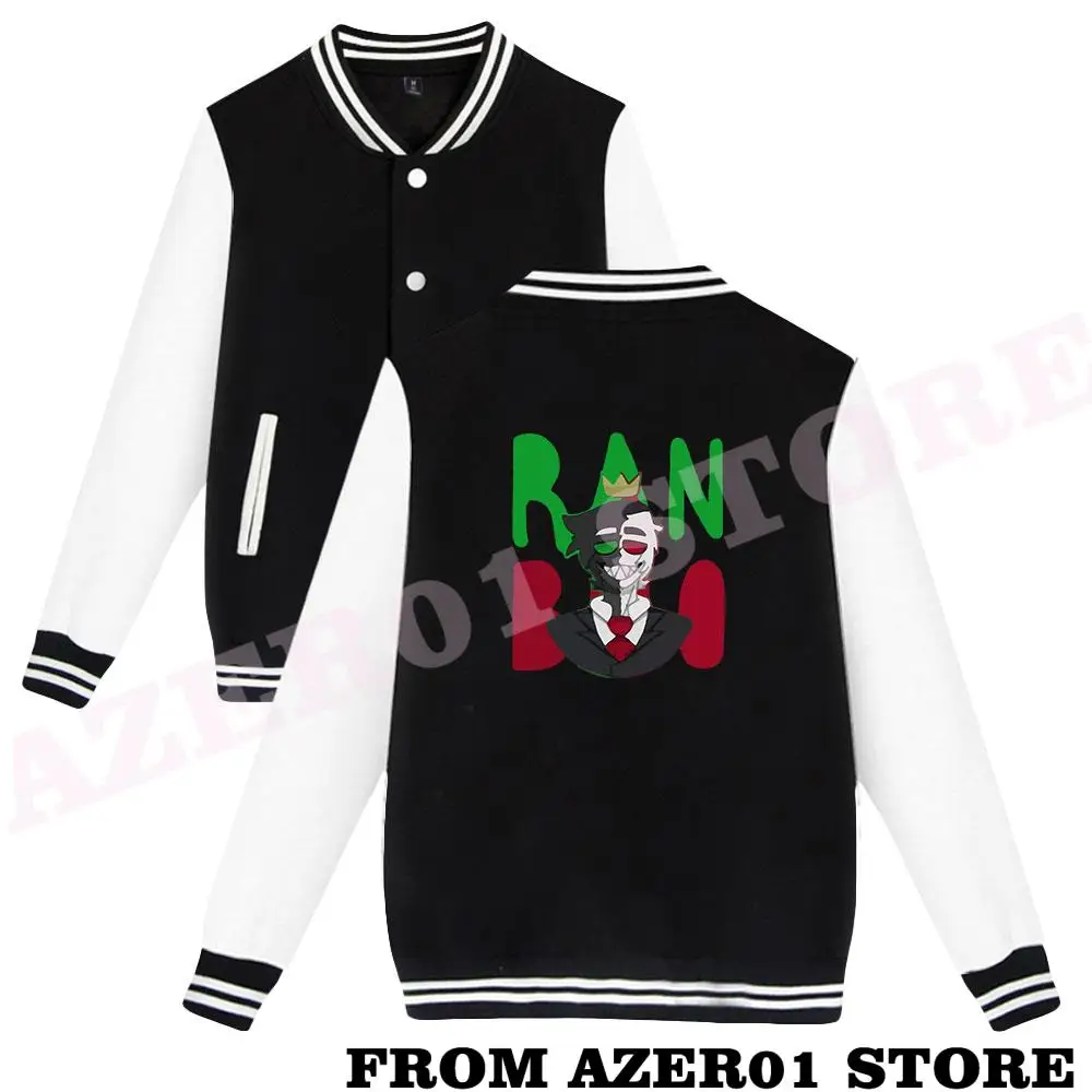 Ranboo Merch Fashion Varsity Jacket Dream Team SMP New Logo 2D Print winter Hoodies Men/Women Baseball Uniform sweatshirt