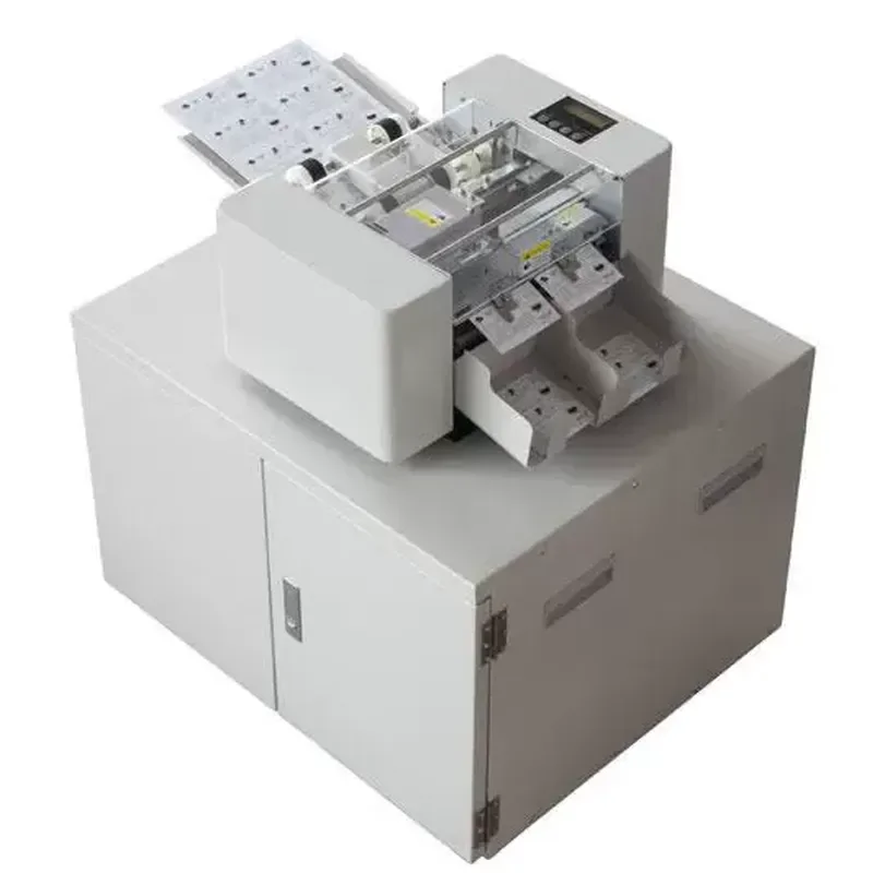 Fully Automatic Business Card Cutting Machine A4 SSA-001 New Size Optional Can Cut Plastic Sealed Business Cards