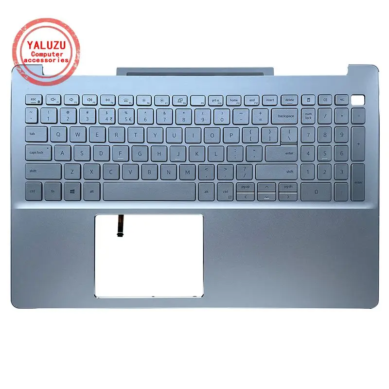 US English NEW Laptop Palmrest Upper Case Keyboard For Dell Inspiron 15 5570 5575 7000 7591 7590 P83F 0PJ1JN PJ1JN