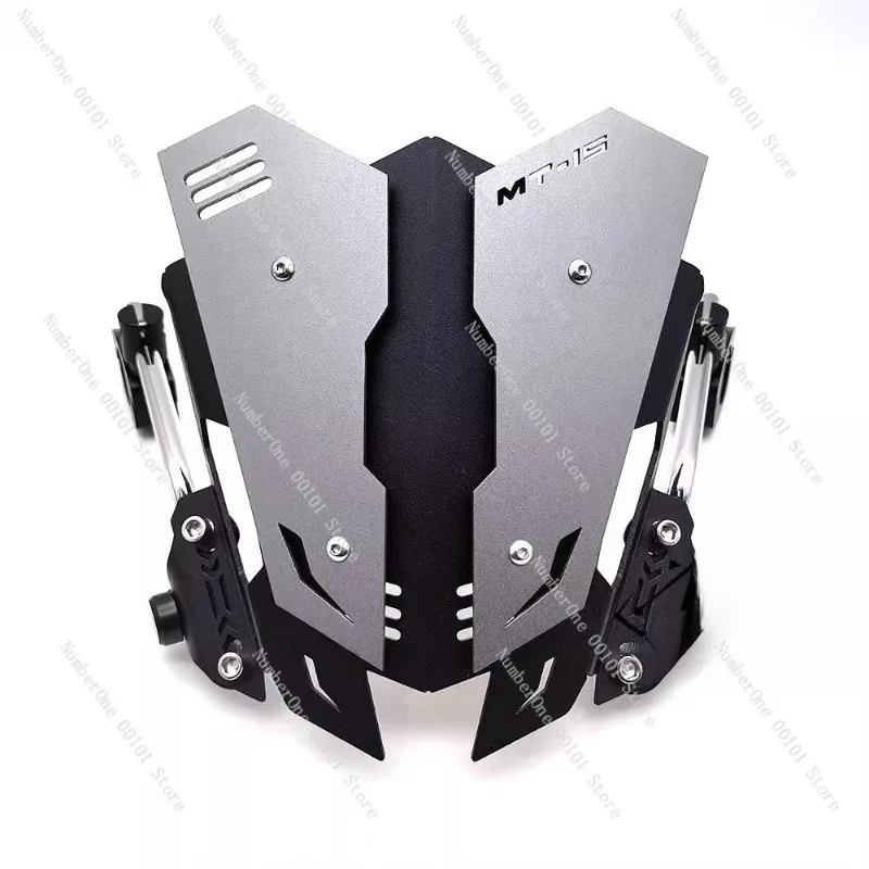 For Benda Jinjila 300 Black Flag 500 LFC700, Universal Aluminum Motorcycle Windshield CNC Modified Part