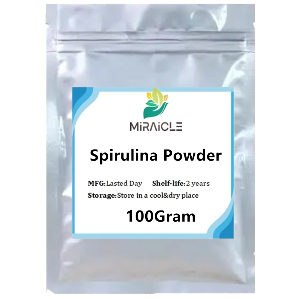 50-1000g, Green Color Powder 100% Spirulina Extract