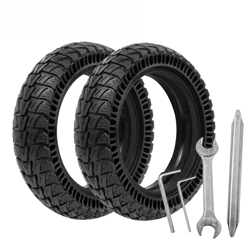 

8,5 дюймов для Xiaomi M365/Pro/1S Запчасти для электрического скутера 8,5*2,125 Твердые Бескамерные шины для откачки от удара без надувания