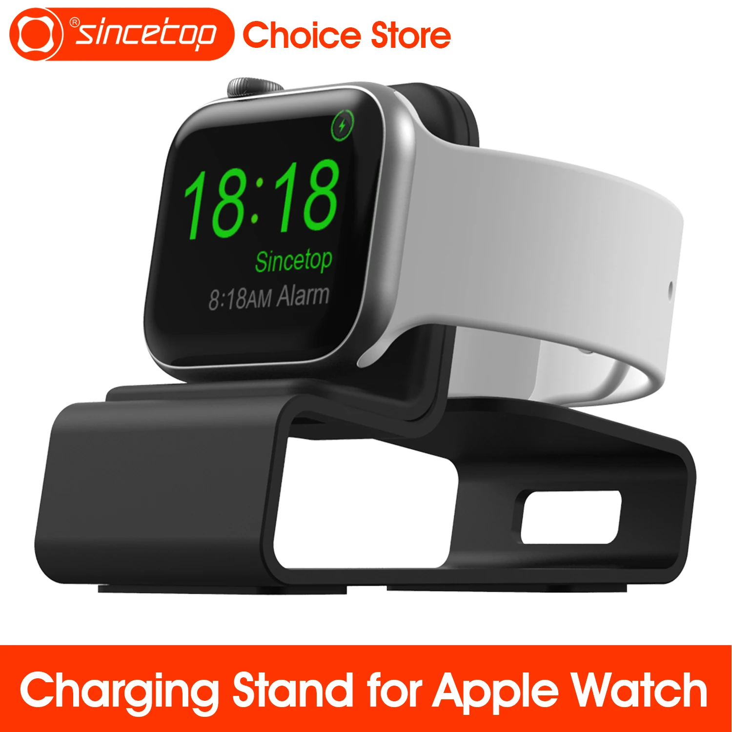 Charger Stand for Apple Watch Ultra 2/9/SE/8/7/6/5/4/3/2/1, Aluminum iWatch 45 41 44 40 42 Charging Holder Dock Nightstand Mode