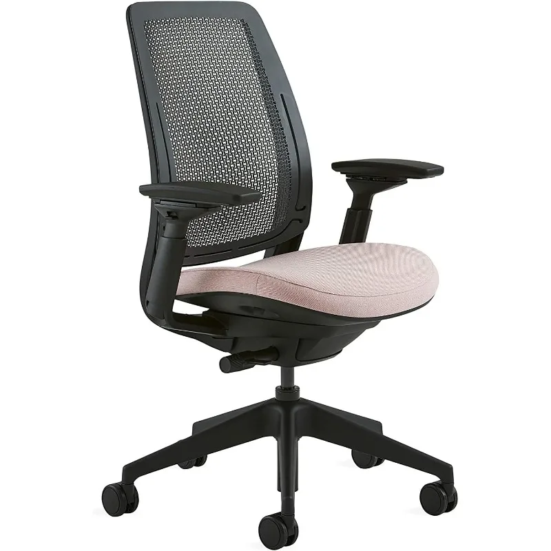 

Series 2 Office Chair Ergonomic Work Chair with Wheels for Carpet with Back Support, Weight-Activated Adjustment & Arm