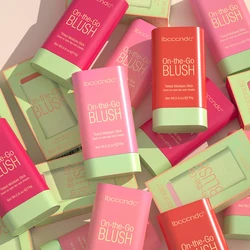 Multi-Functional Blush Stick Easy Color Rouge Blusher Cream Waterproof High Color Rendering Brightening Tone Pixi Blush Stick