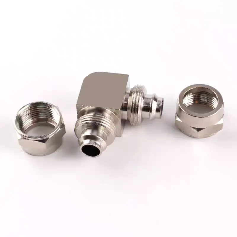 1 peça conector rápido de ar pneumático de níquel banhado a cobre fotovoltaico para tubo de mangueira od 4mm 6mm 8mm 10mm 12mm 14 16mm conexão de junta rápida