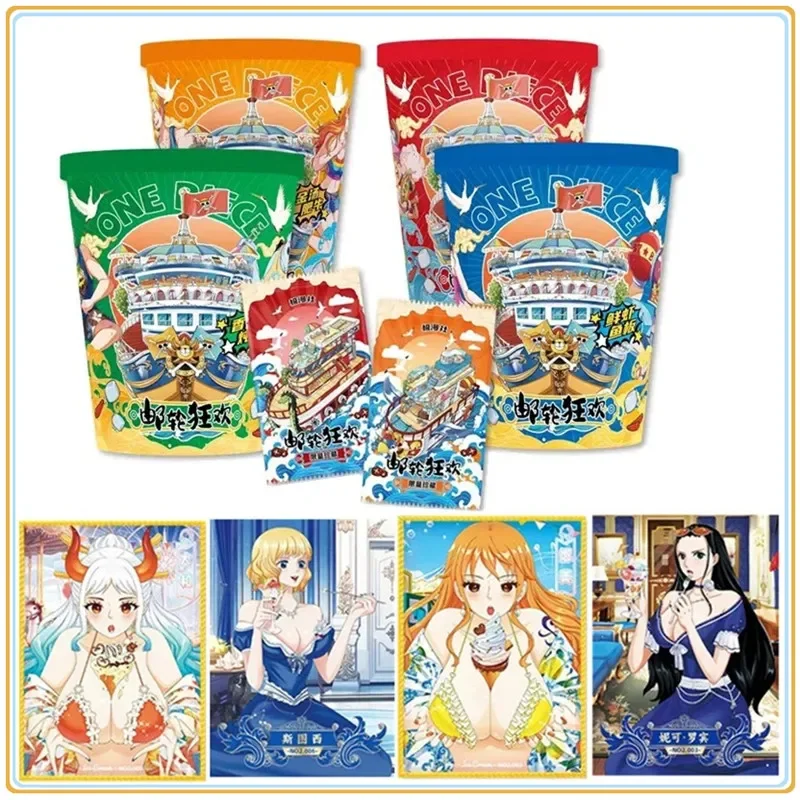 ألعاب أنيمي قطعة واحدة بطاقة ألوان عشوائية كروز كرنفال سلسلة لعبة الأسرة مضحك الترفيه مجلس بطاقة الألعاب هدية صندوق لعبة