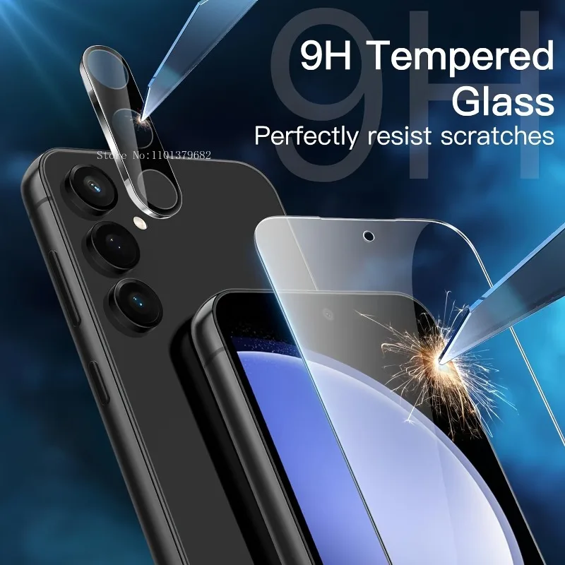 3PS 9H Tempered Glass Screen Protector for Samsung A55 A54 A53 A52/A35 A34(5G)  Anti-Fingerprint Hydrophobic Oleophobic Coating