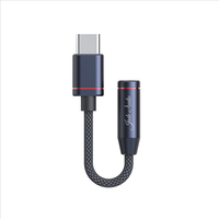 FiiO JA11 USB Type C to 3.5mm Earphone/Headphone Adapter USB C Cable USB C to 3.5 Audio Aux Cable For IOS Android