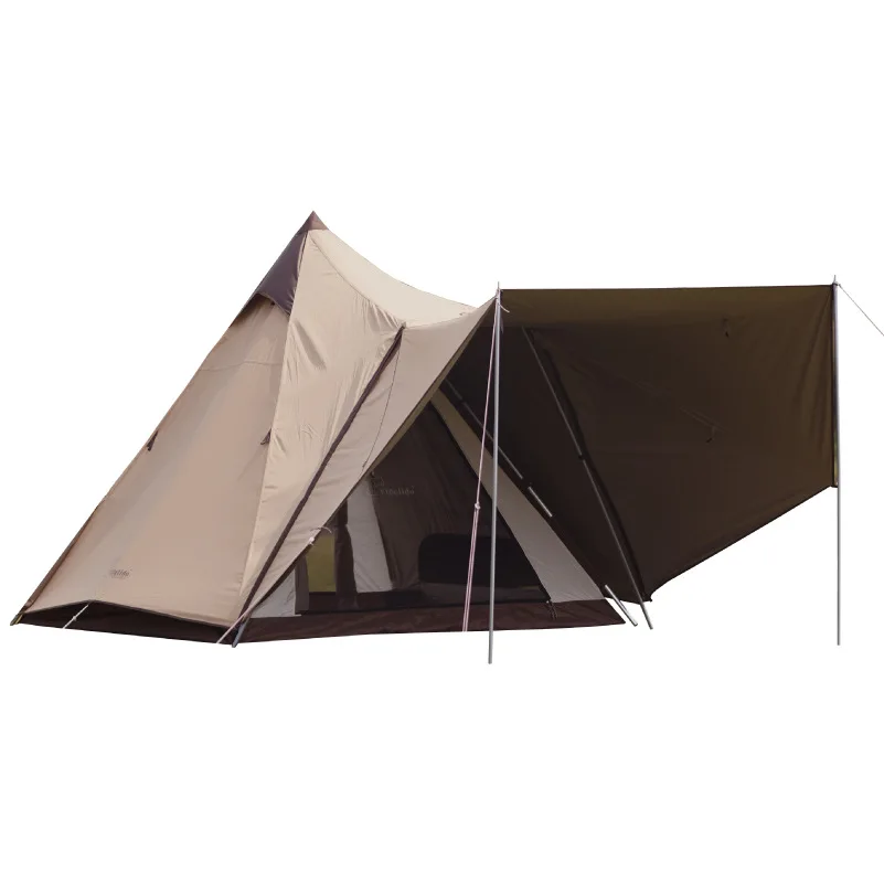 Automatic Teepee Pro Tent Outdoor Camping Automatic Indian With Foyer Pro Shade Rain Sun Protection Park Tent